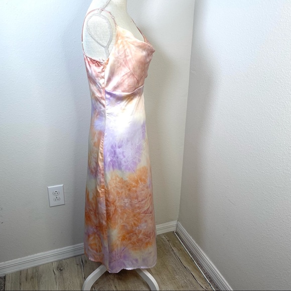 Lulus Tie Dye Midi Slip Dress NWOT - Picture 5 of 16